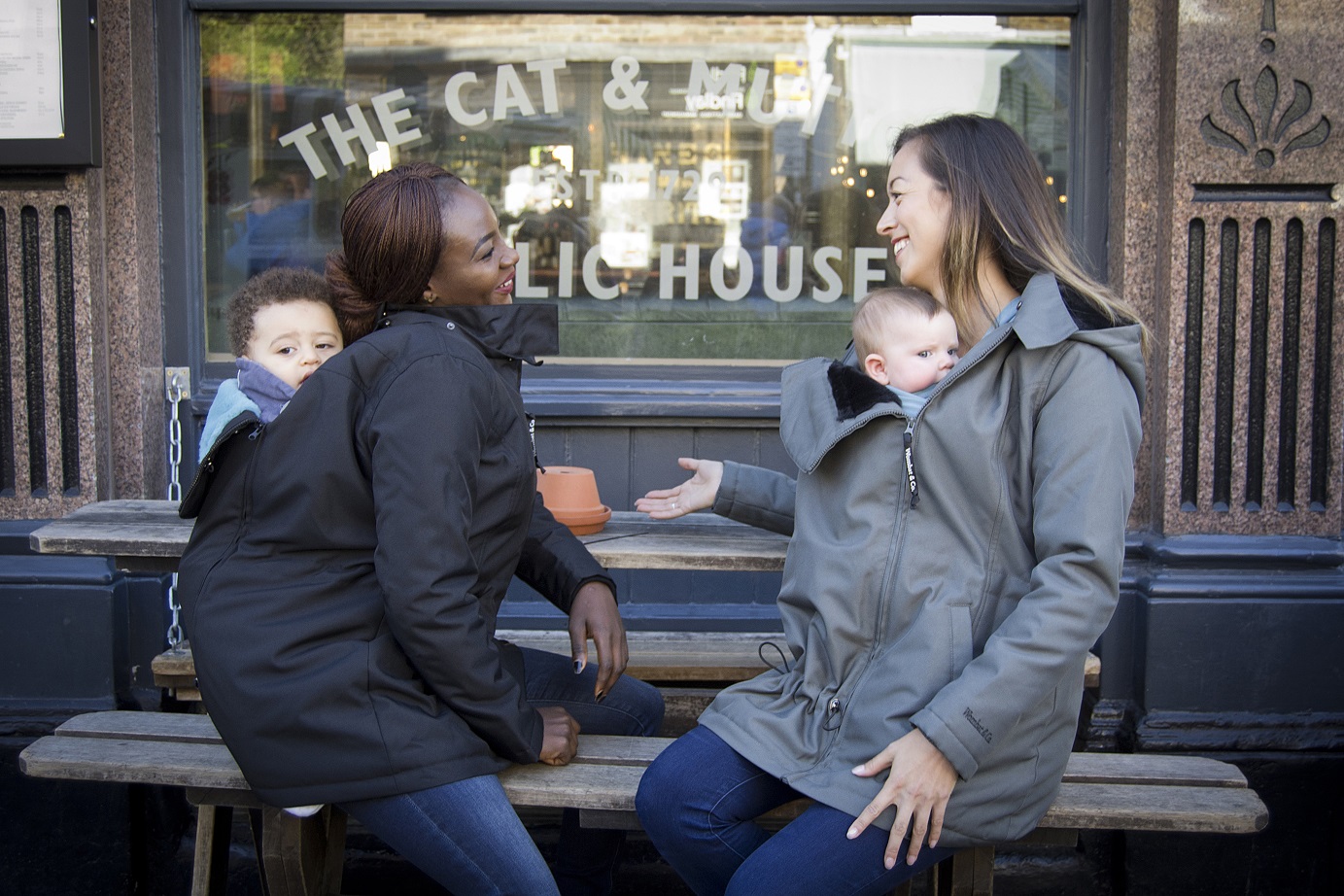 Kangura portabebés Abrigo de Porteo y Premamá Wallaby Grey