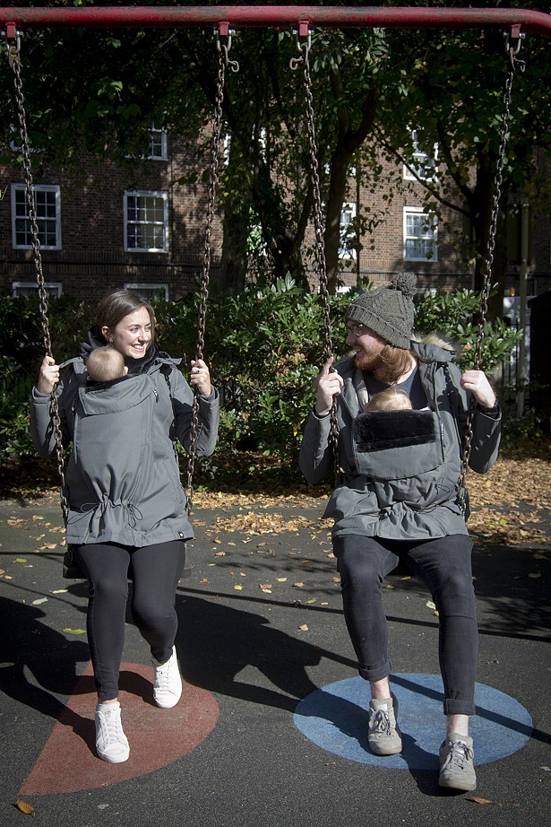 Kangura portabebés Abrigo de Porteo y Premamá Wallaby Grey