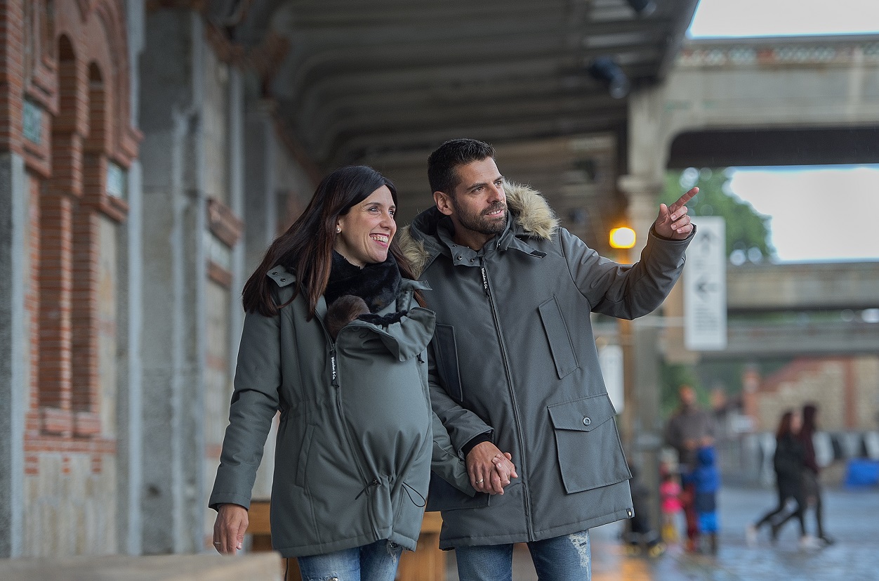 Kangura portabebés Abrigo de Porteo y Premamá Wallaby Grey