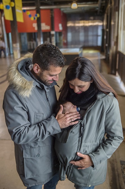 Kangura portabebés Abrigo de Porteo y Premamá Wallaby Grey