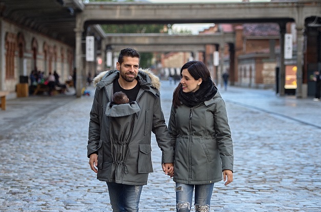 Kangura portabebés Abrigo de Porteo y Premamá Wallaby Grey