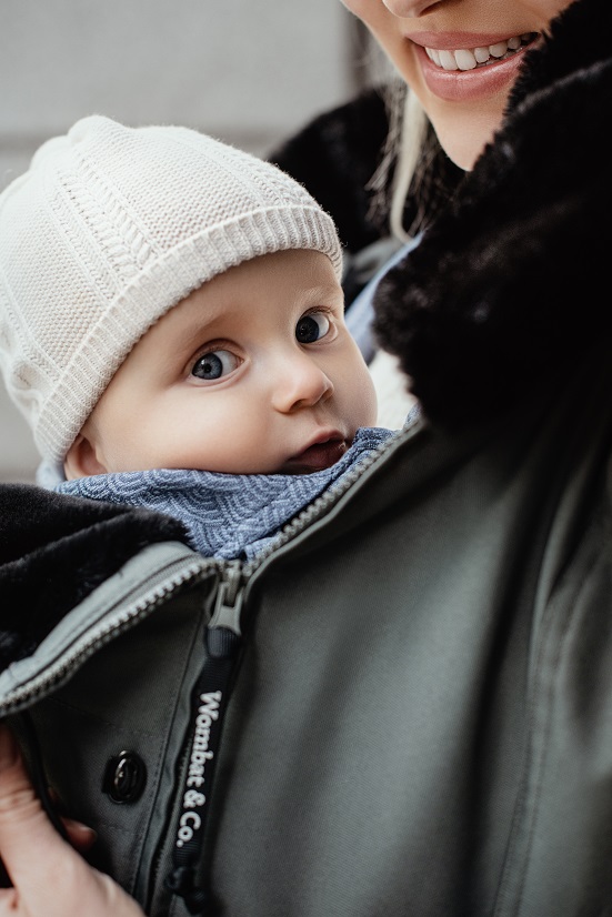 Kangura portabebés Abrigo de Porteo y Premamá Wallaby Grey