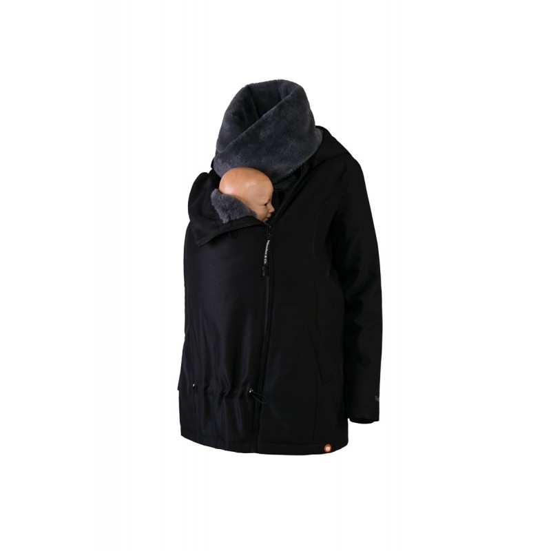 Kangura portabebés Abrigo de Porteo y Premamá Wallaby Charcoal Grey