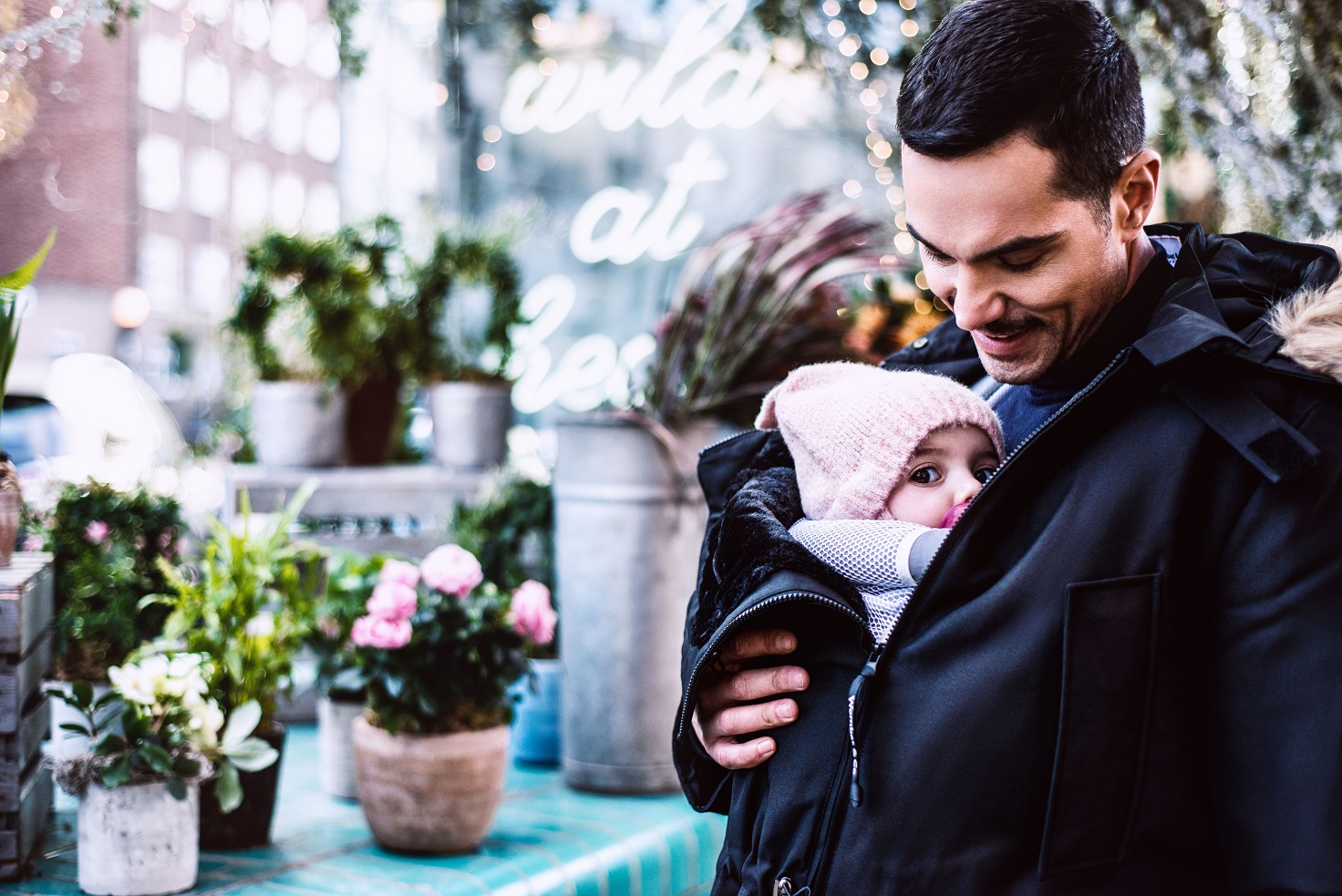 Kangura portabebés Abrigo Porteo Hombre Bandicoot Black