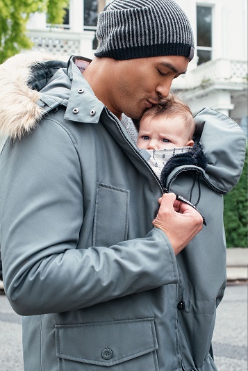 Kangura portabebés Abrigo Porteo Hombre Bandicoot Grey