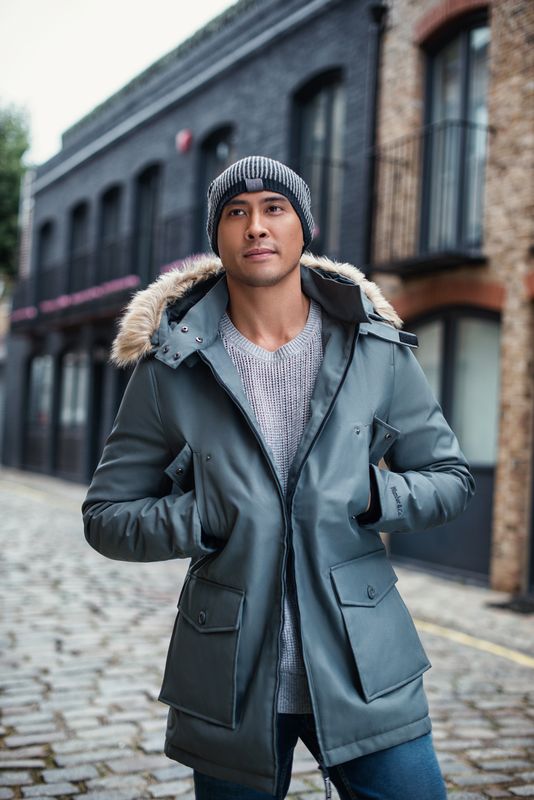 Kangura portabebés Abrigo Porteo Hombre Bandicoot Grey