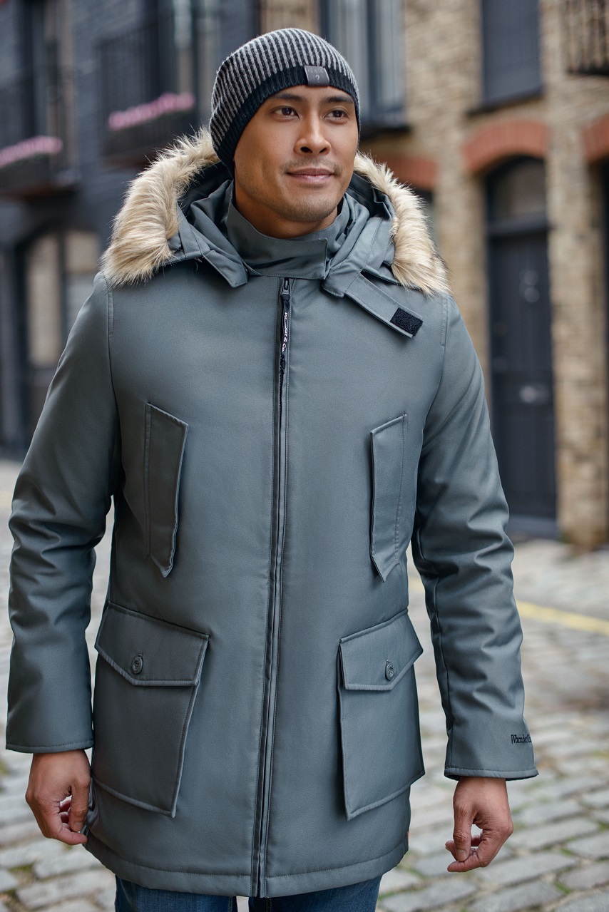 Kangura portabebés Abrigo Porteo Hombre Bandicoot Grey