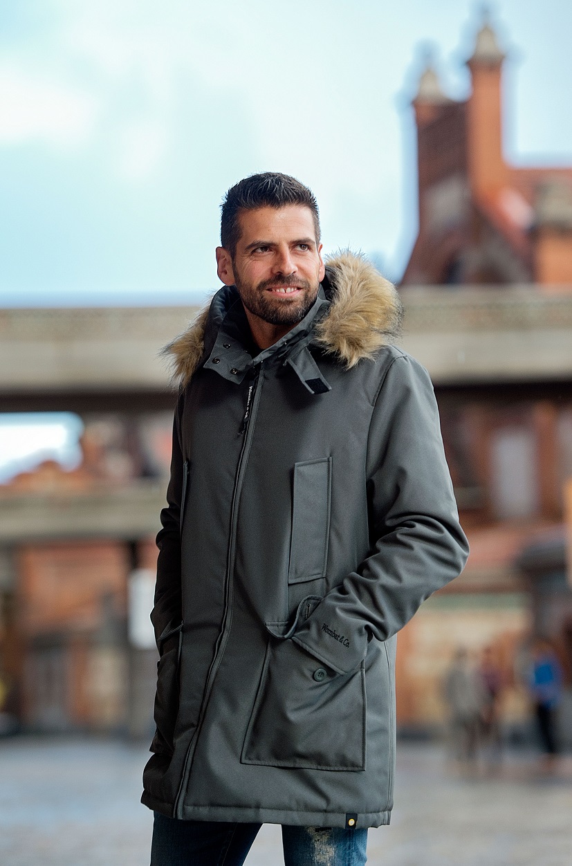 Kangura portabebés Abrigo Porteo Hombre Bandicoot Grey