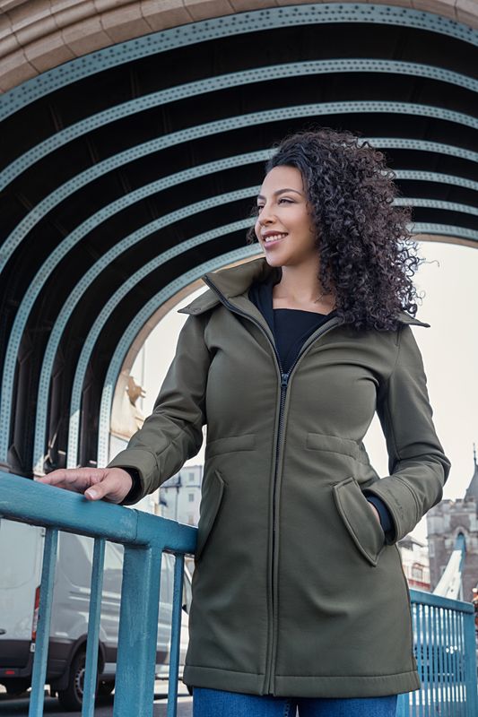 Kangura portabebés Abrigo porteo y premamá Wombat Shell Camo Green