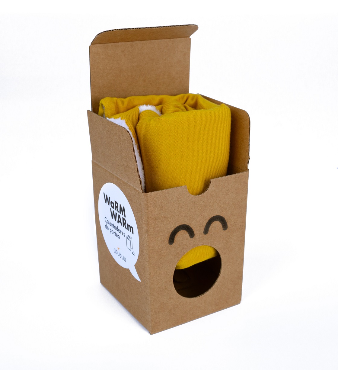 Kangura portabebés Calentadores de Porteo Abubuu Warm Warm Moutard