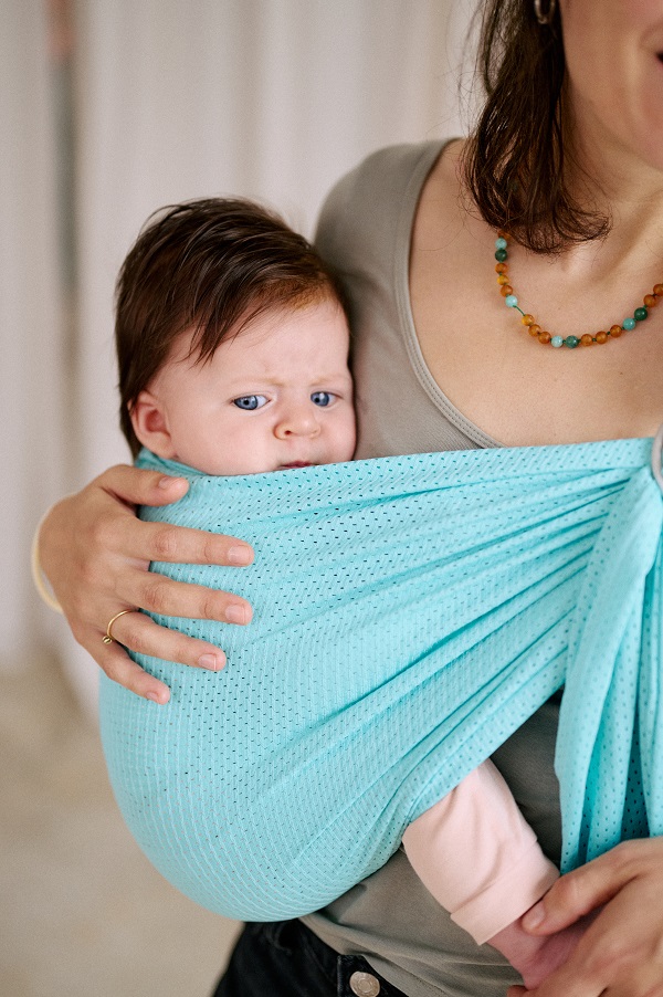 Kangura portabebés Bandolera Portabebé de Agua Momawo Splash Aqua