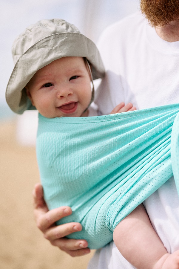 Kangura portabebés Bandolera Portabebé de Agua Momawo Splash Aqua