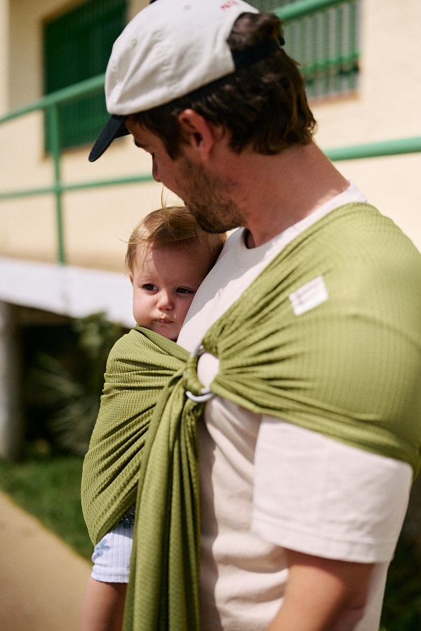 Kangura portabebés Bandolera Portabebé de Agua Momawo Splash Caki