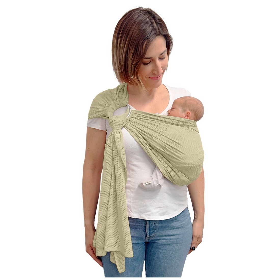 Kangura portabebés Bandolera Portabebé de Agua Quokkababy Beige