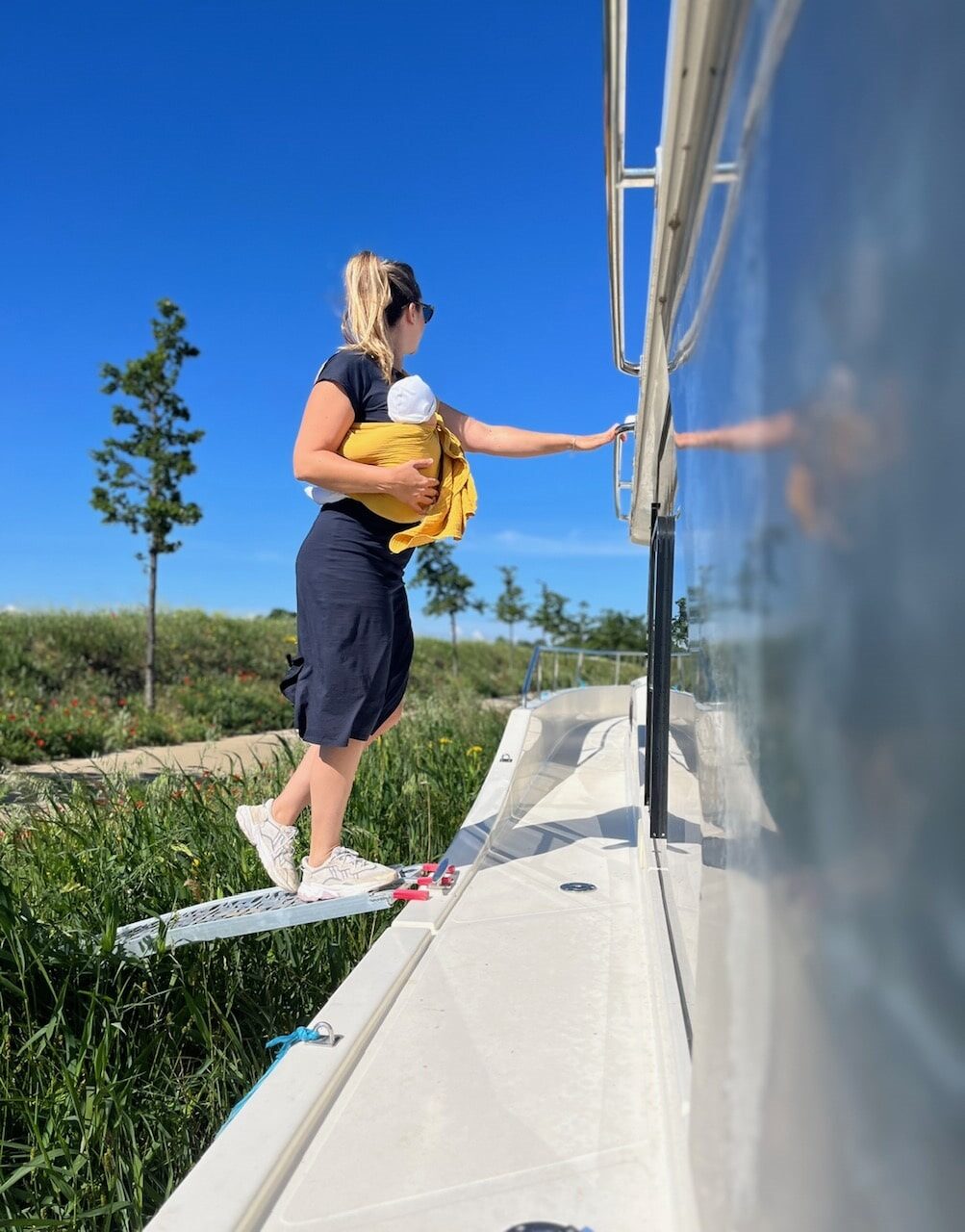 Kangura portabebés Bandolera Portabebé de muselina Amarsupiel Mostaza