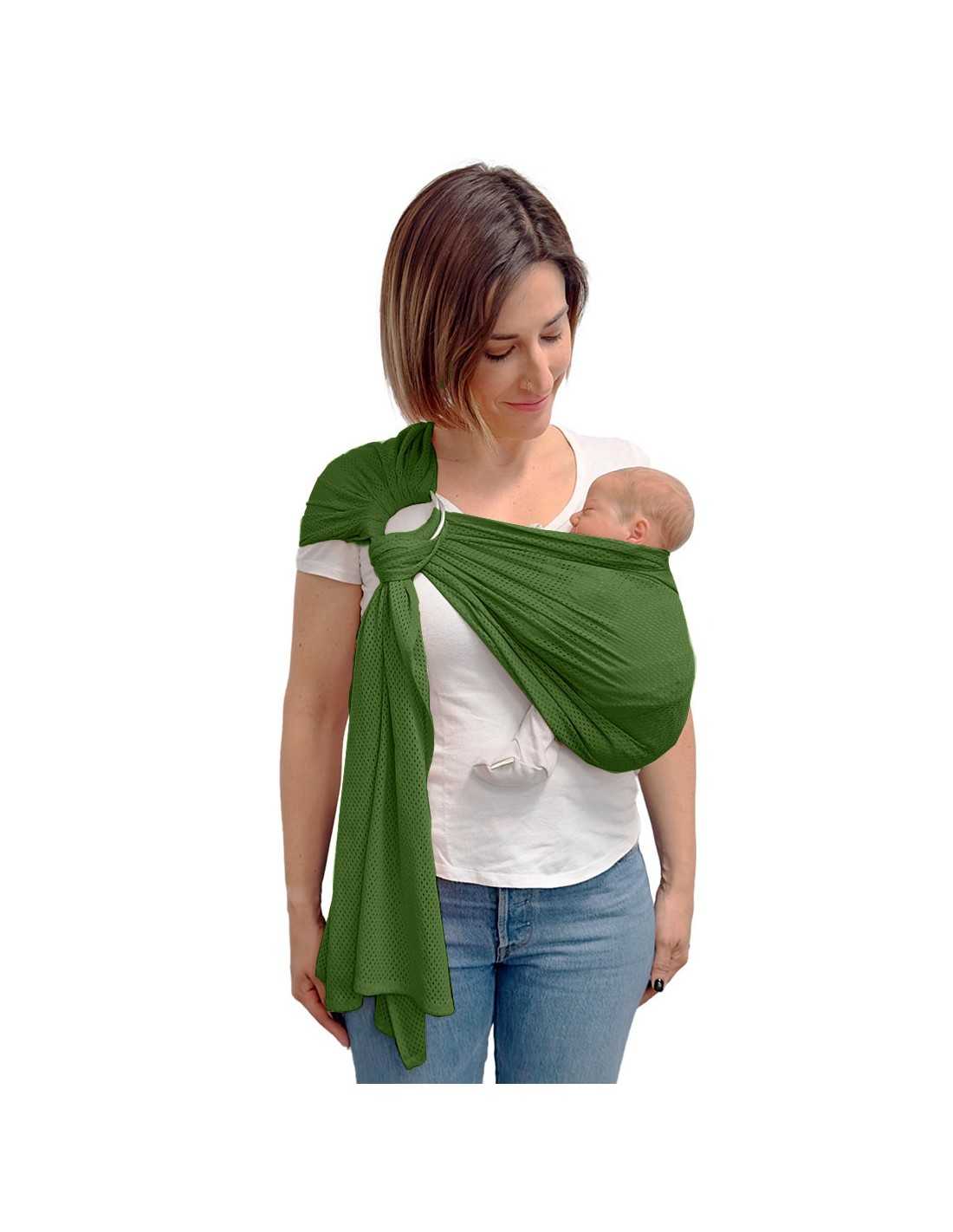Kangura portabebés Bandolera Portabebé de Agua Quokkababy Green