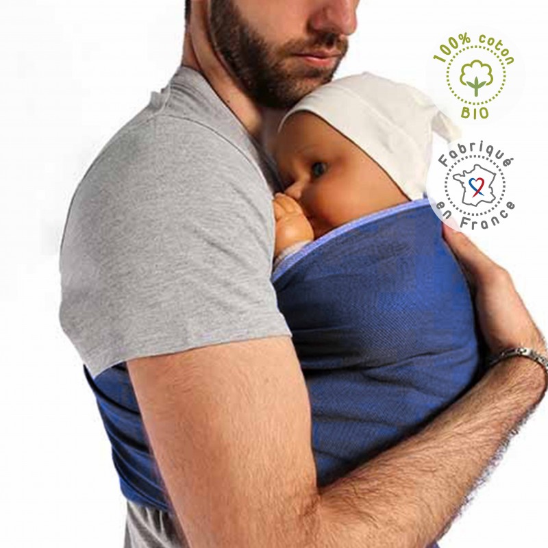 Kangura portabebés Bandolera portabebé Néobulle Néo'Sling Bleu Fregate