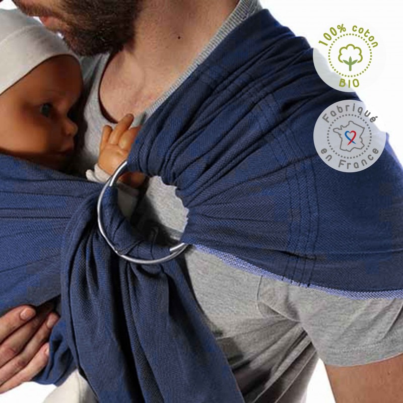 Kangura portabebés Bandolera portabebé Néobulle Néo'Sling Bleu Fregate