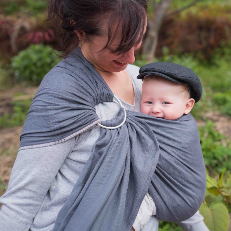 Kangura portabebés Bandolera portabebé Néobulle Néo'Sling Anthracite