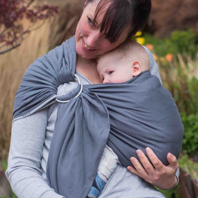 Kangura portabebés Bandolera portabebé Néobulle Néo'Sling Anthracite