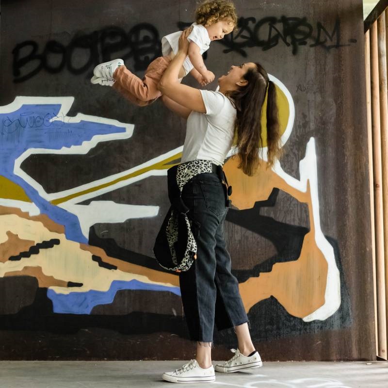 Kangura portabebés Mochila ergonómica Beco Toddler Jade Leopard