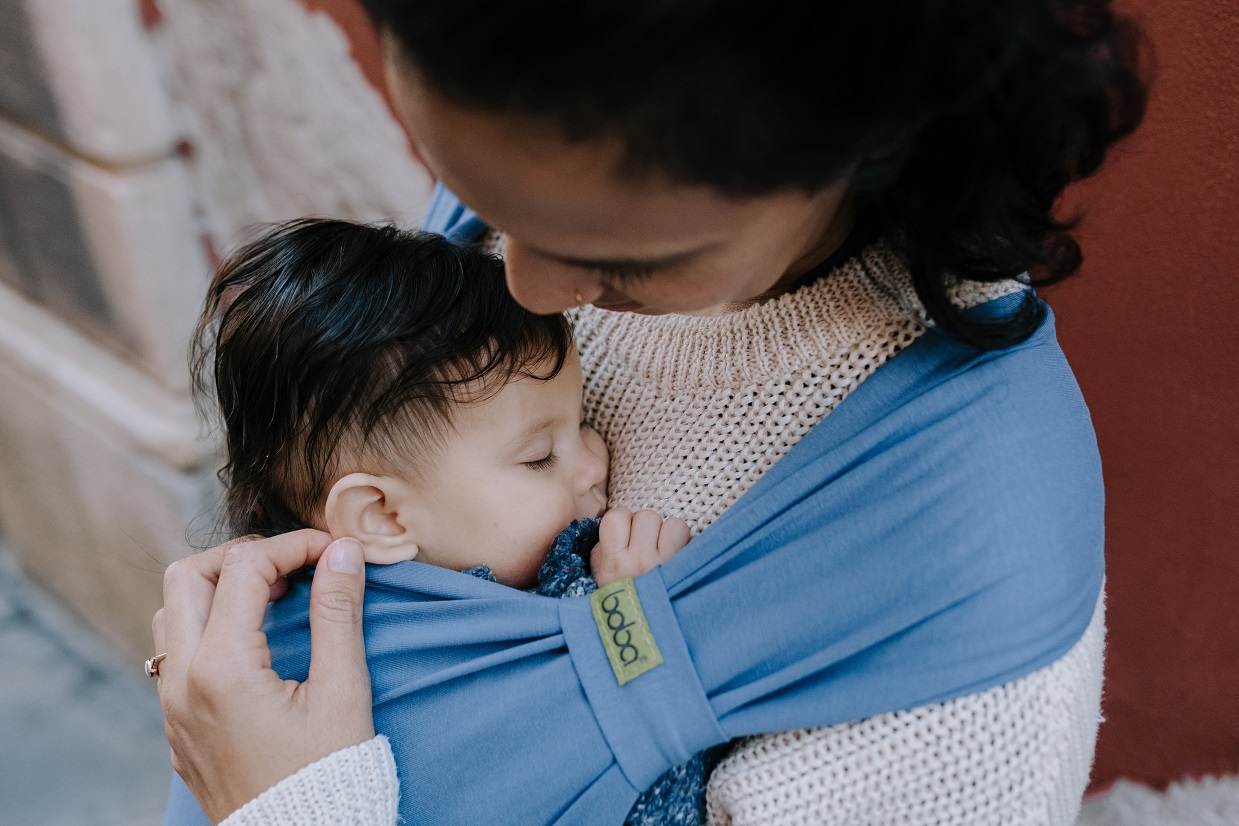 Kangura portabebés Portabebé Evolutivo Fular Mochila Boba Bliss Vintage Navy