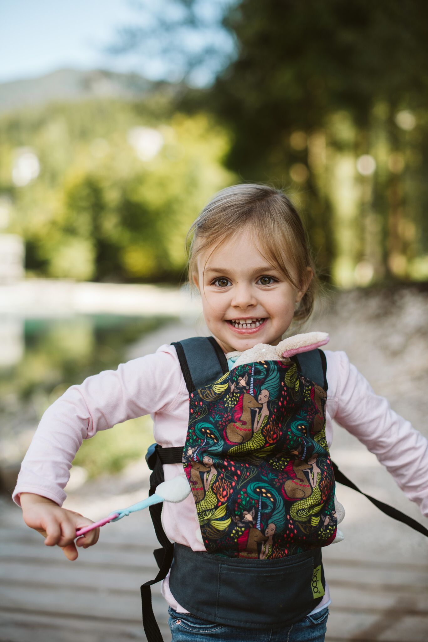 Kangura portabebés Boba Mini mochila de juguete Mermaid and Unicorn