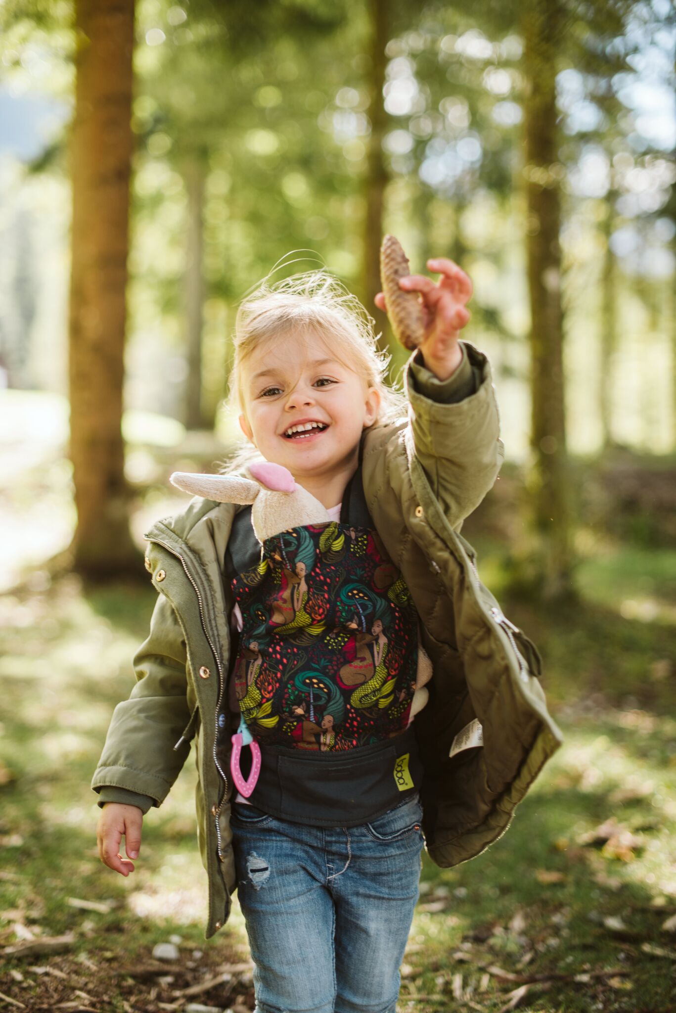 Kangura portabebés Boba Mini mochila de juguete Mermaid and Unicorn