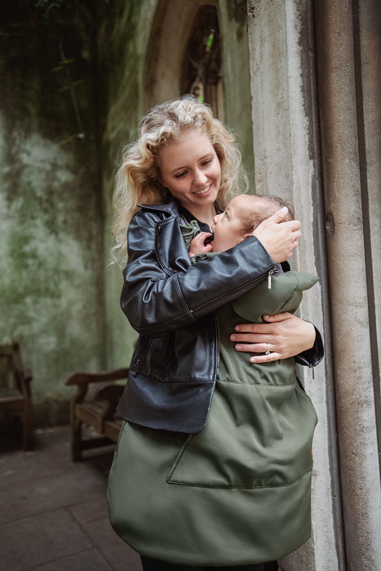 Kangura portabebés Cobertor de porteo Wombat Shell Camo Green