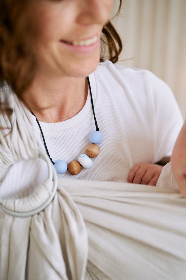 Kangura portabebés Collar de porteo y lactancia Momawo Formentera