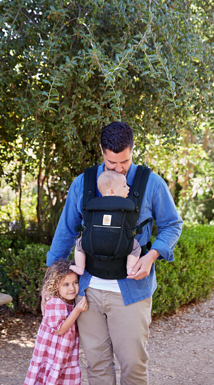 Kangura portabebés Mochila portabebé Ergobaby Adapt Soft Flex Mesh - Midnight Blue