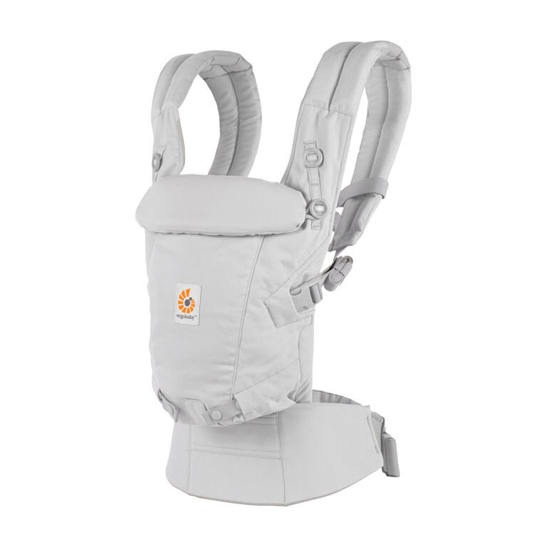 Kangura portabebés Mochila portabebé Ergobaby Adapt Soft Touch Cotton - Pearl Grey