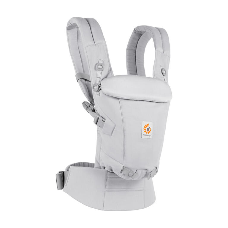 Kangura portabebés Mochila portabebé Ergobaby Adapt Soft Touch Cotton - Pearl Grey