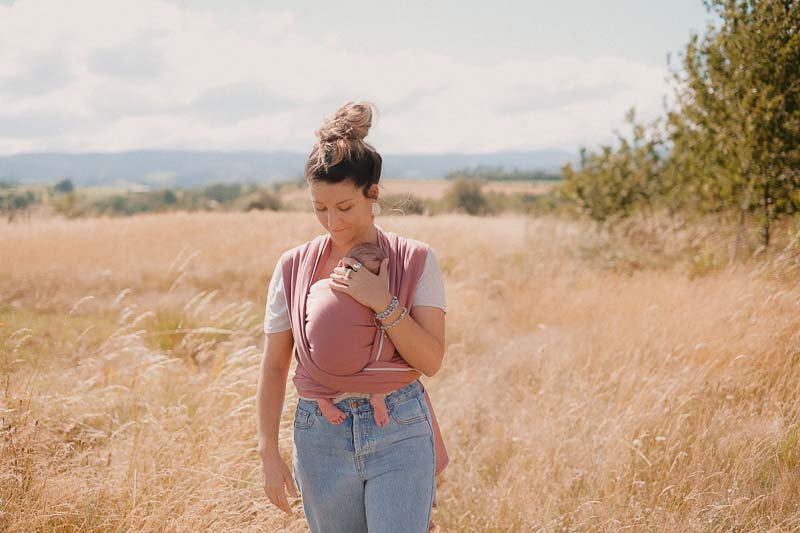 Kangura portabebés Fular portabebé Néobulle Terracotta