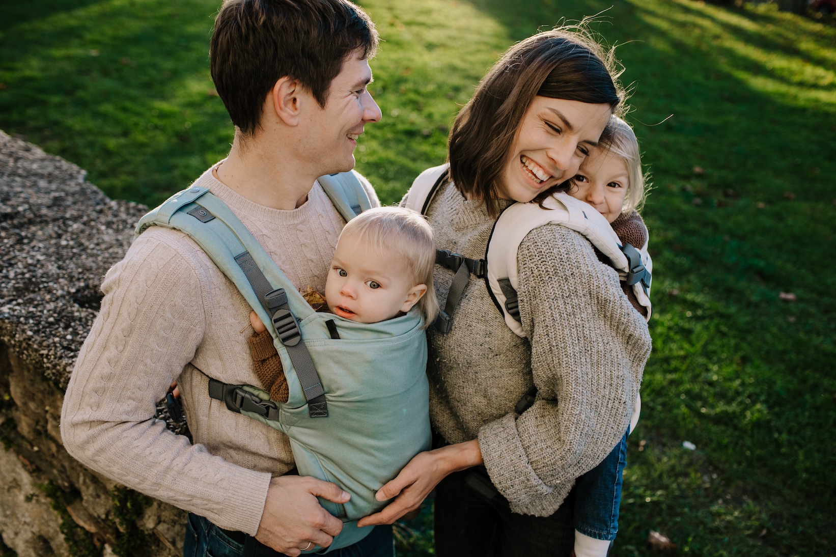 Kangura portabebés Mochila Evolutiva Portabebé Boba X Sea Mist