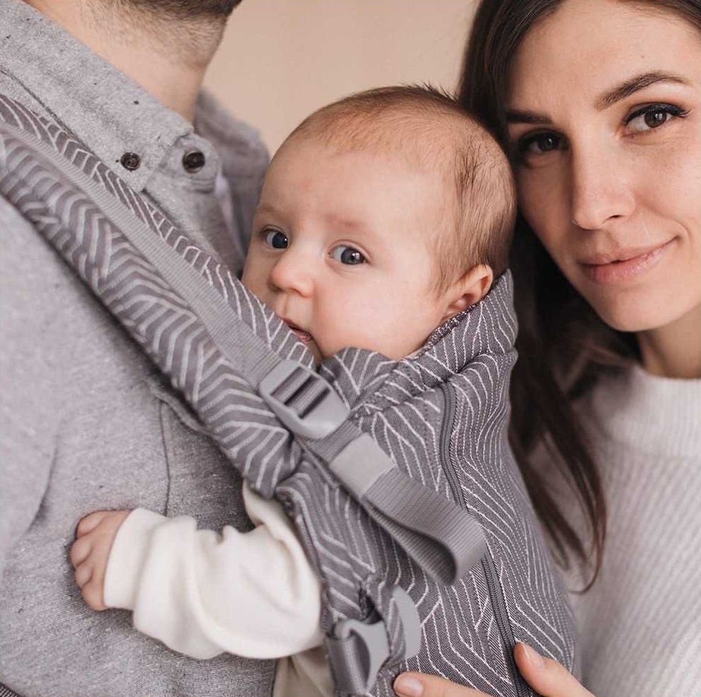 Kangura portabebés Mochila evolutiva Love and Carry One Wave (100% Algodón Orgánico)