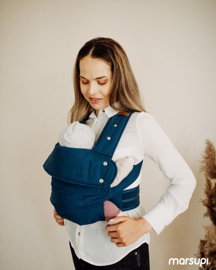 Kangura portabebés Mochila portabebé Marsupi Classic 2.0 Ocean