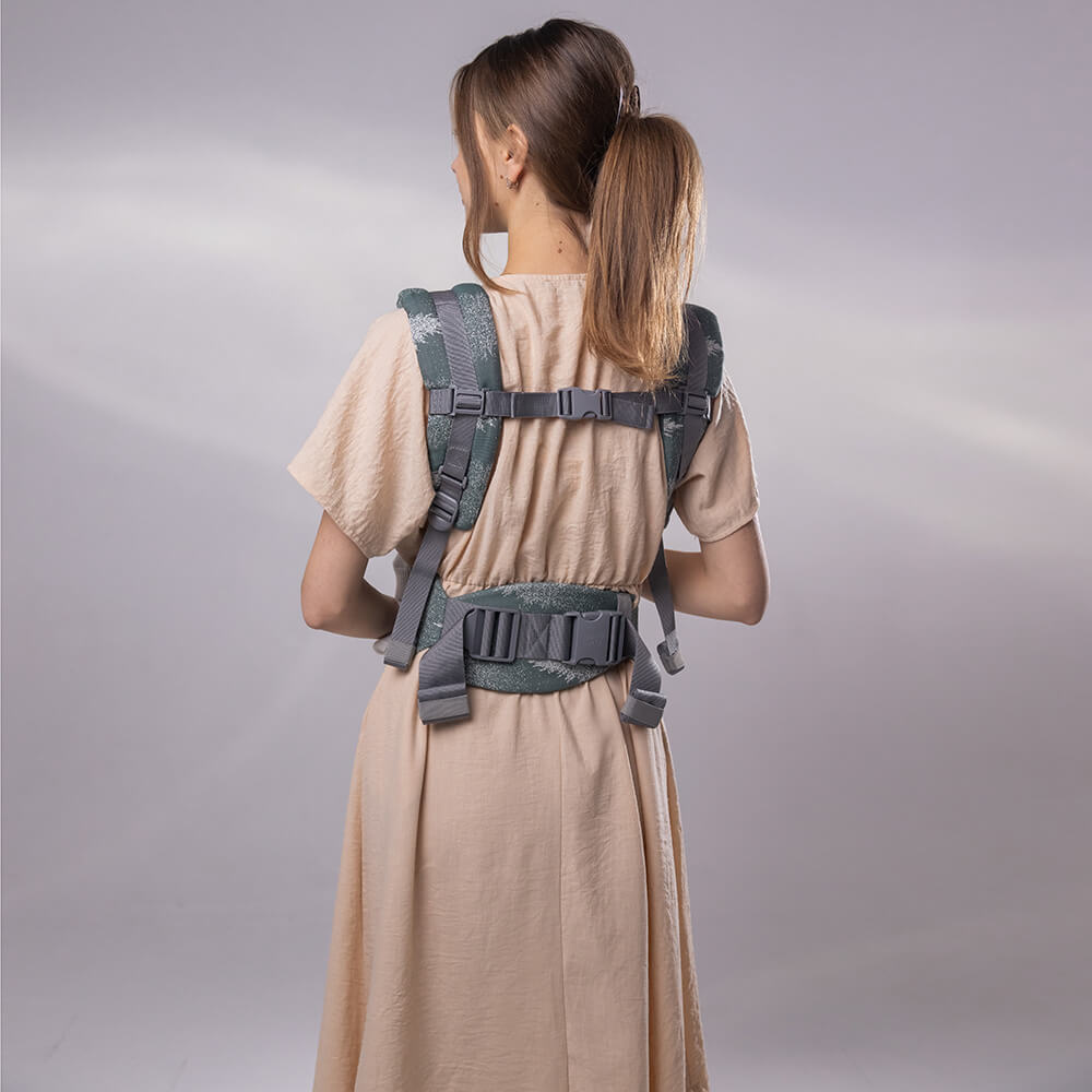 Kangura portabebés Mochila evolutiva Love and Carry One Forest (100% Algodón Orgánico)