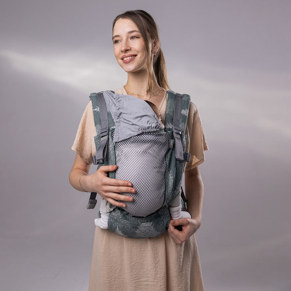 Kangura portabebés Mochila evolutiva Love and Carry One Forest (100% Algodón Orgánico)