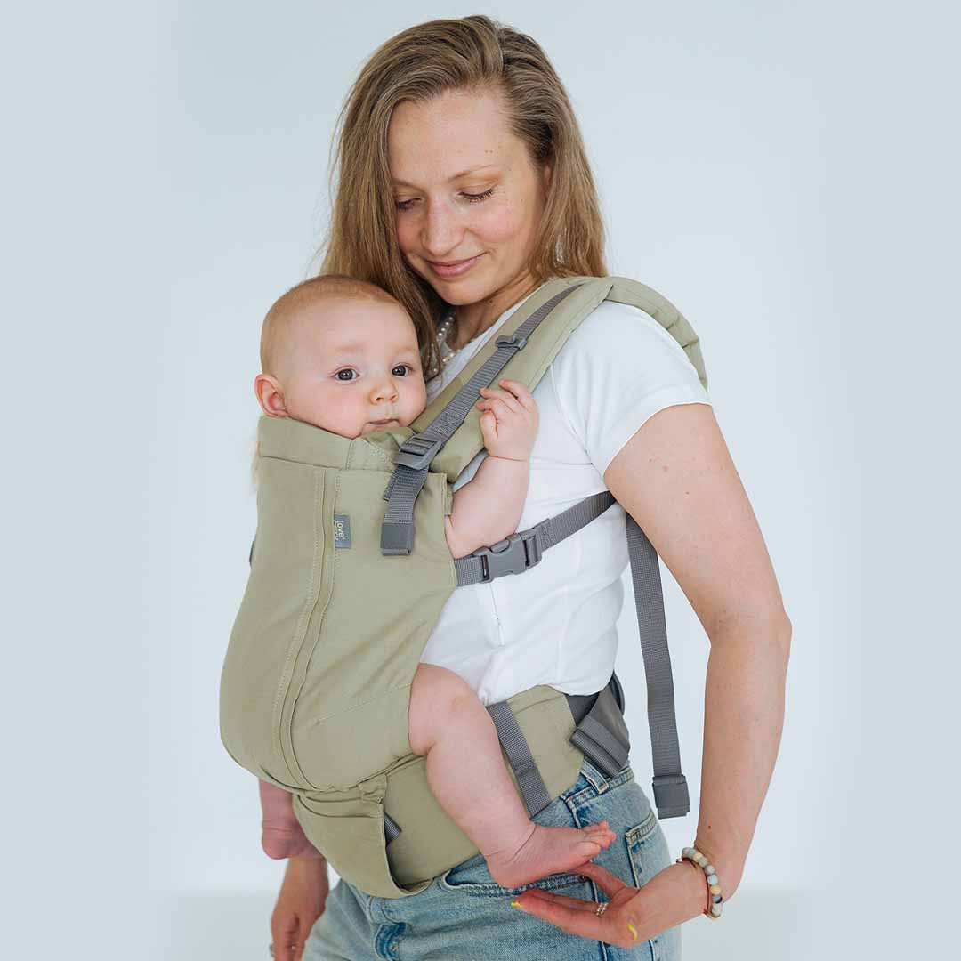 Kangura portabebés Mochila evolutiva Love and Carry One Evo Matcha (100% Algodón)