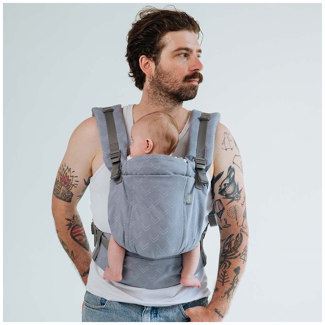 Kangura portabebés Mochila evolutiva Love and Carry One Evo Monsoon (100% Algodón)