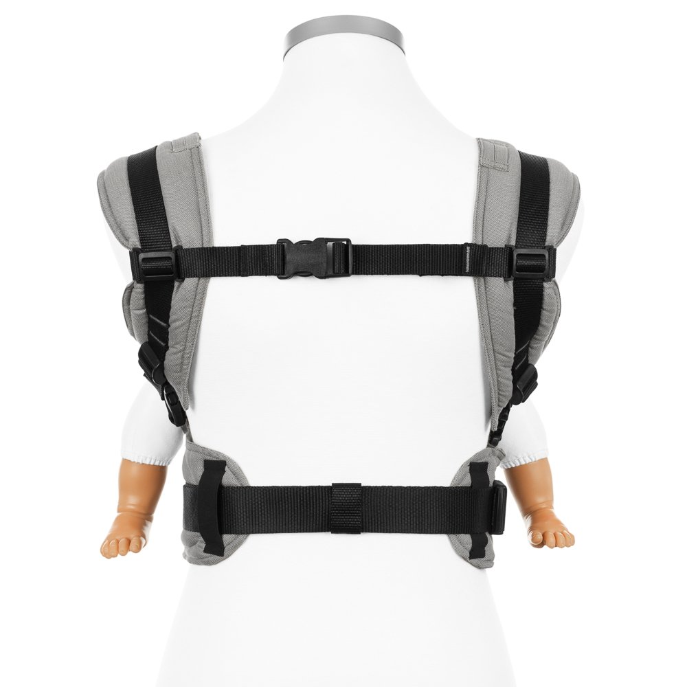 Kangura portabebés Mochila ergonómica Fidella Fusion Bebé Chevron Light Gray