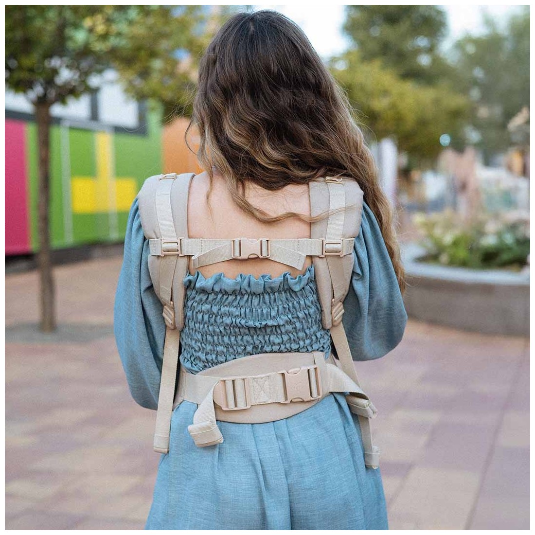 Kangura portabebés Mochila evolutiva Love and Carry One Wheat (100% Algodón)