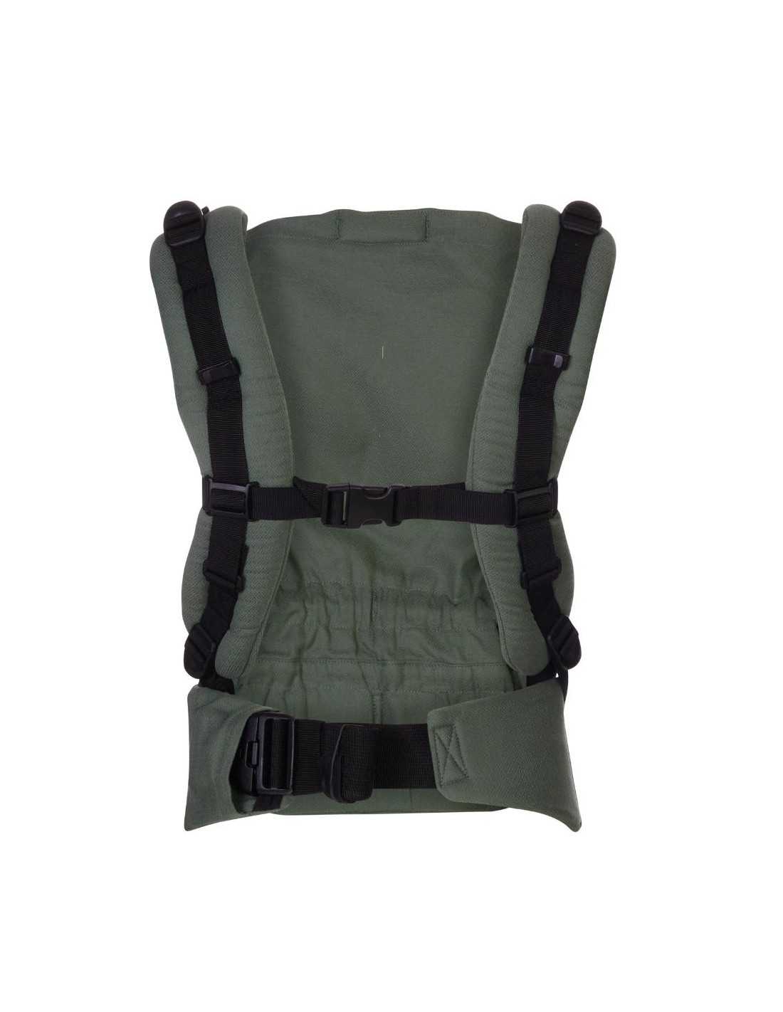 Kangura portabebés Mochila Evolutiva Portabebés Quokkababy E-Carrier Green Diamond