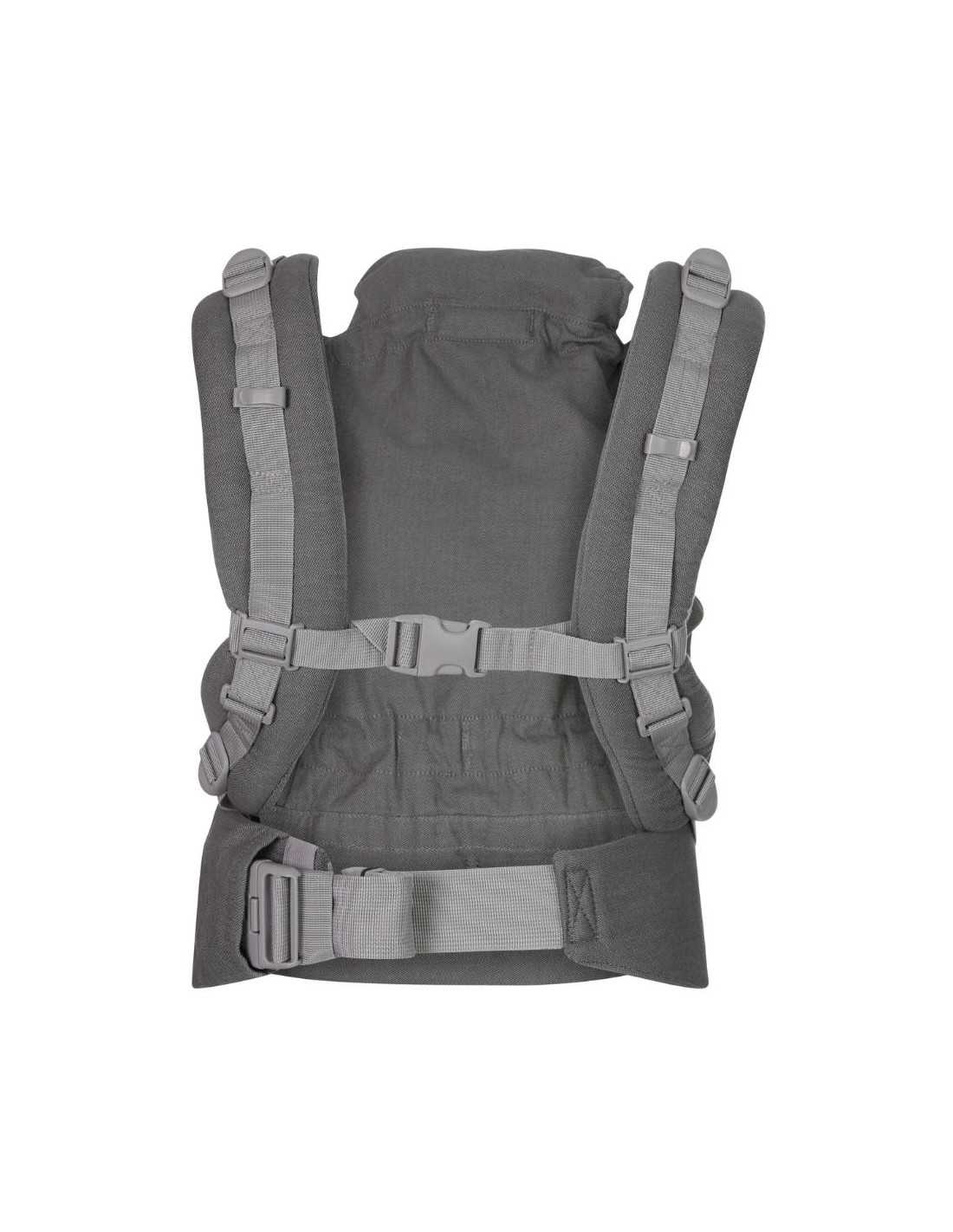 Kangura portabebés Mochila Evolutiva Portabebés Quokkababy E-Carrier Light Grey