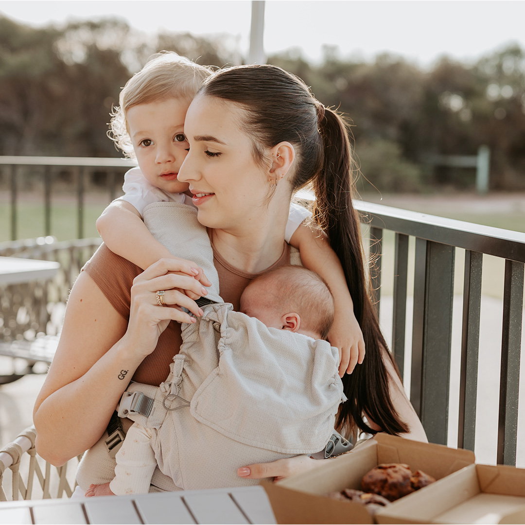 Kangura portabebés Mochila Evolutiva Portabebés Quokkababy E-Carrier Silver Diamond
