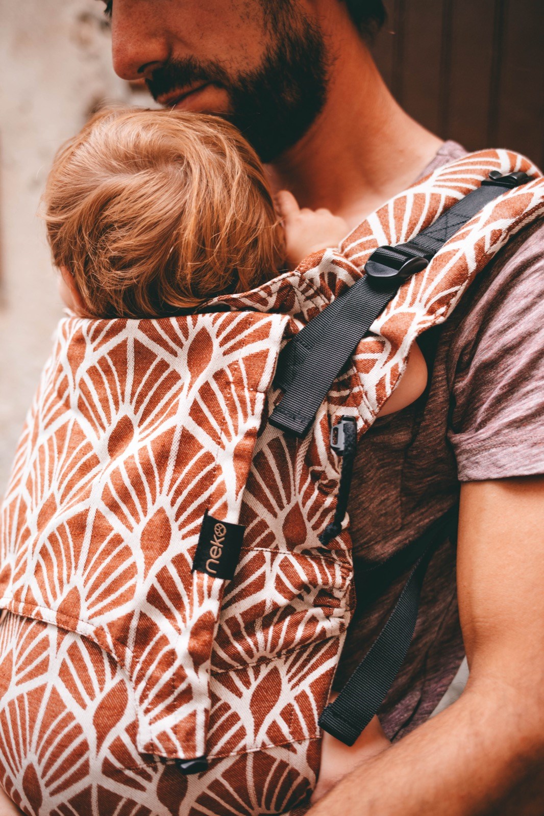 Kangura portabebés Mochila Evolutiva Portabebé Neko Smart Baby Mocha (Lino)