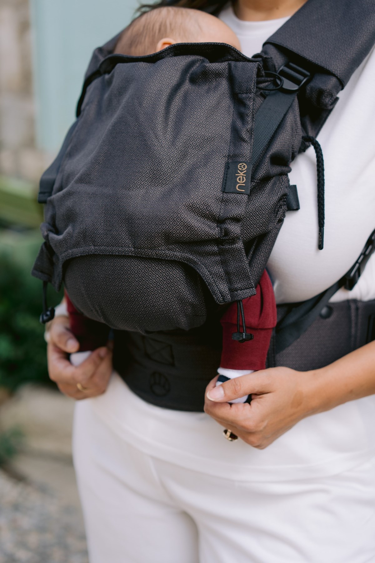 Kangura portabebés Mochila Evolutiva Portabebé Neko Smart Baby Shadow (100% algodón orgánico)