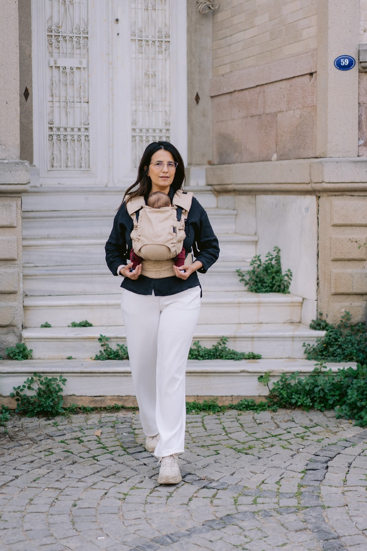 Kangura portabebés Mochila Evolutiva Portabebé Neko Smart Baby Shimmer (100% algodón orgánico)