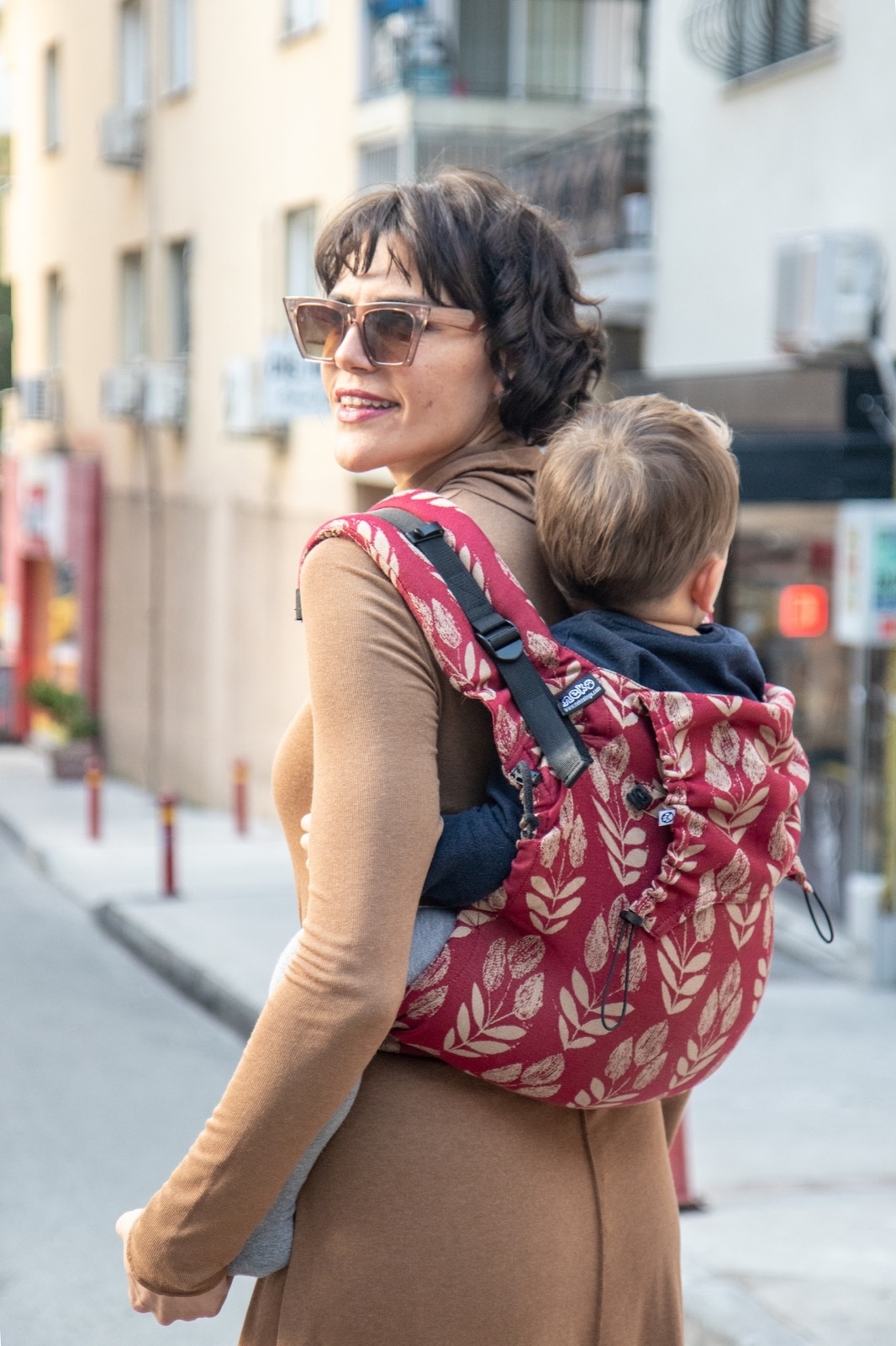 Kangura portabebés Mochila Evolutiva Portabebé Neko Smart Toddler Laurus Joy (Algodón orgánico)